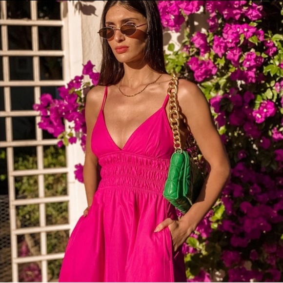 ZARA Voluminous Poplin Dress - Picture 3 of 6